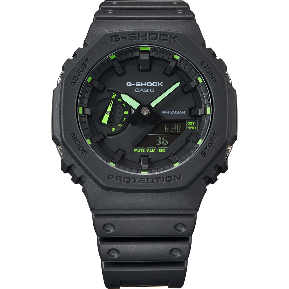 G-Shock GA-2100-1A3ER watch - Neon Accent
