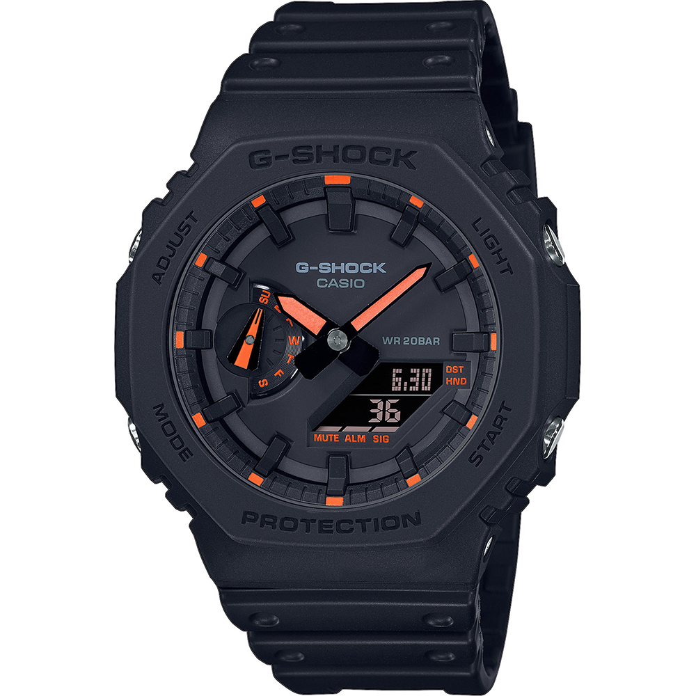 Reloj G-Shock Classic Style GA-2100-1A4ER Neon Accent