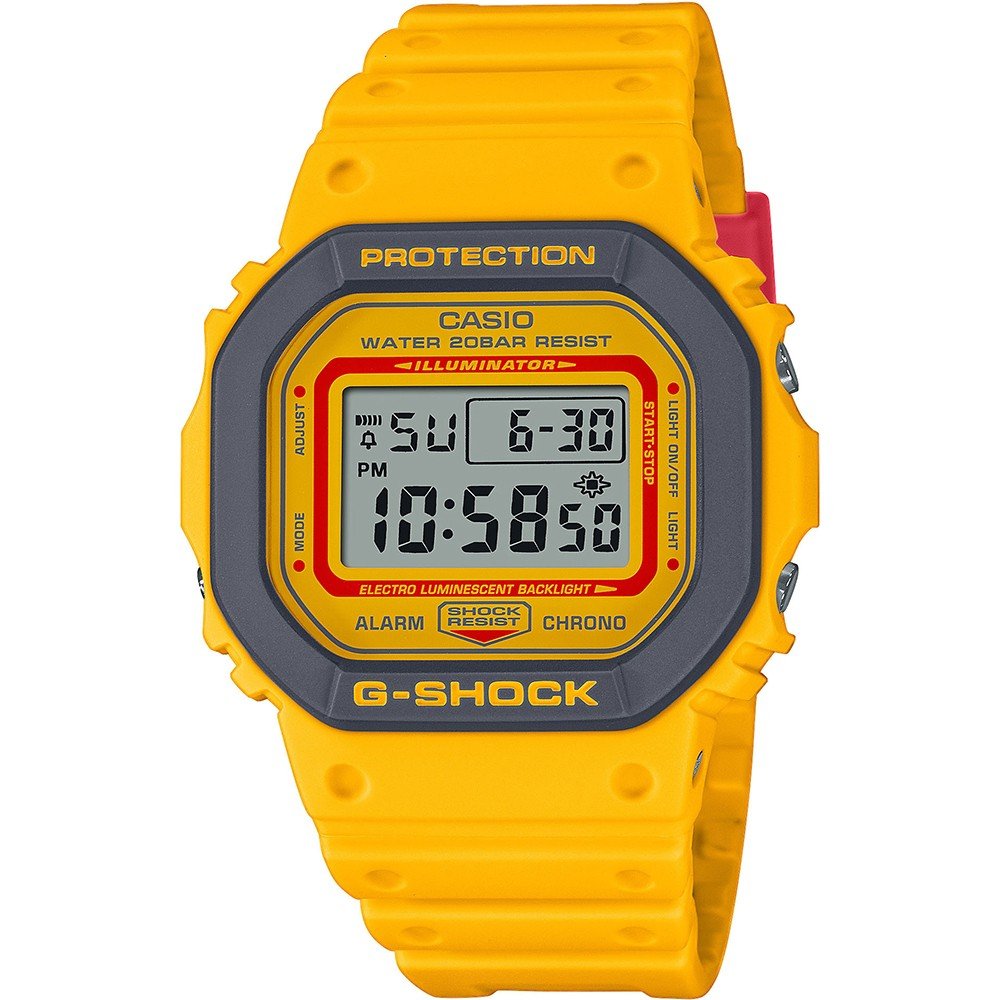 G-Shock Classic Style DW-5610Y-9ER 90's Heritage colour Watch