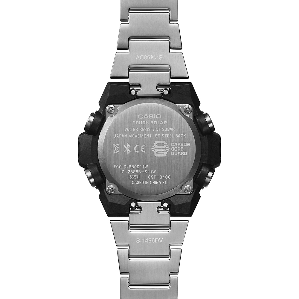 G-Shock GST-B400-1AER Men's Bluetooth Black Resin Strap Watch