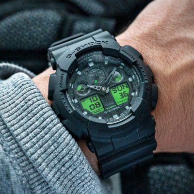 G-Shock Classic Style GA-100BEG-1AER GA-100 Series - Electro Green