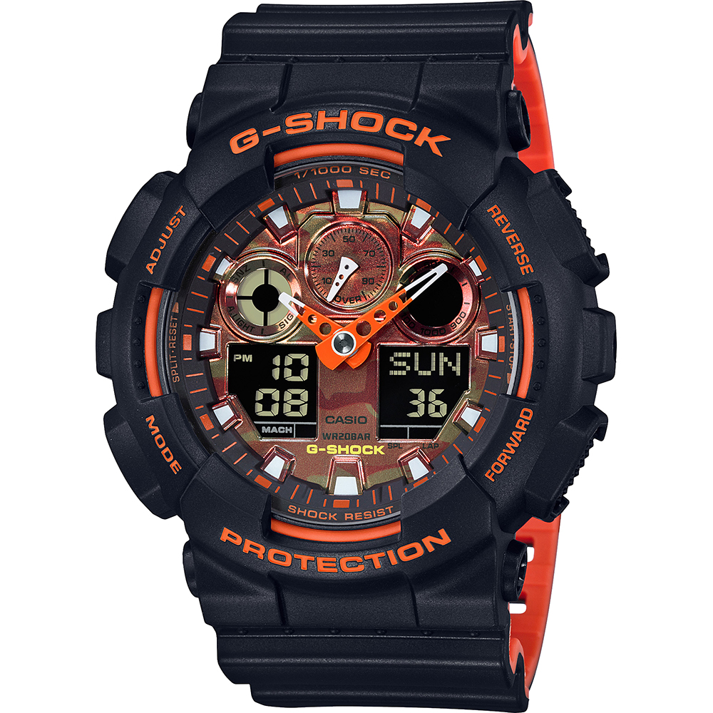 g shock bright orange