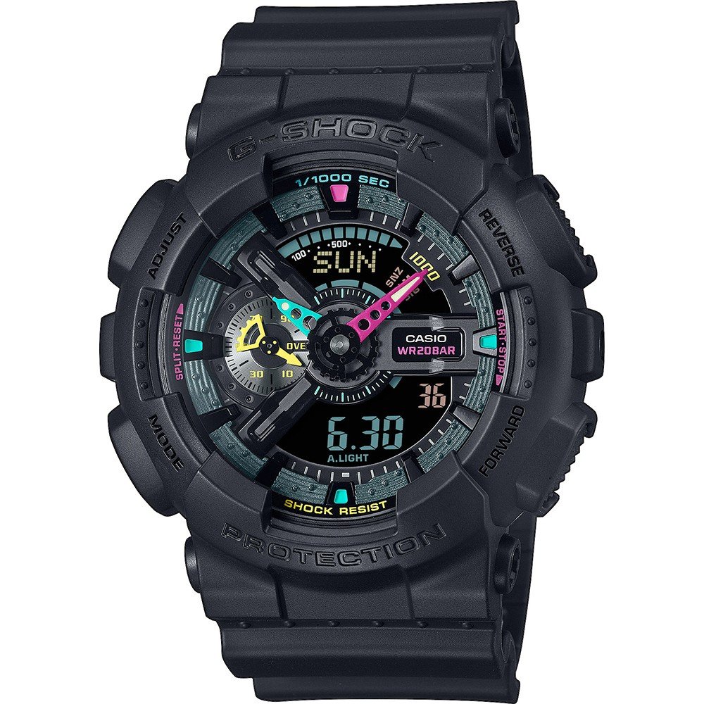 G-Shock Classic Style GA-110MF-1AER Multi Fluorescent Accents Watch