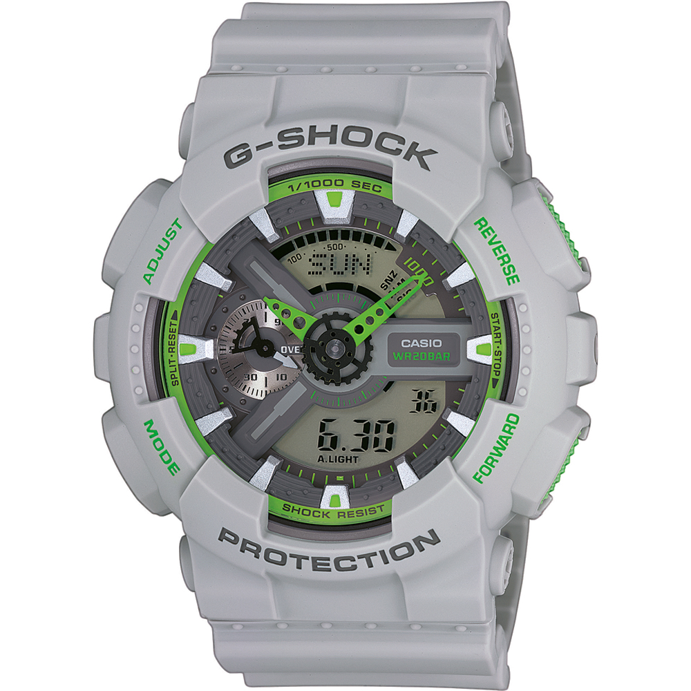 G-Shock Classic Style GA-110TS-8A3 Trendy Neon Watch