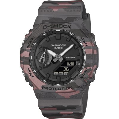 G-Shock Classic Style GA-2100CM-8AER Camo Metallic Watch