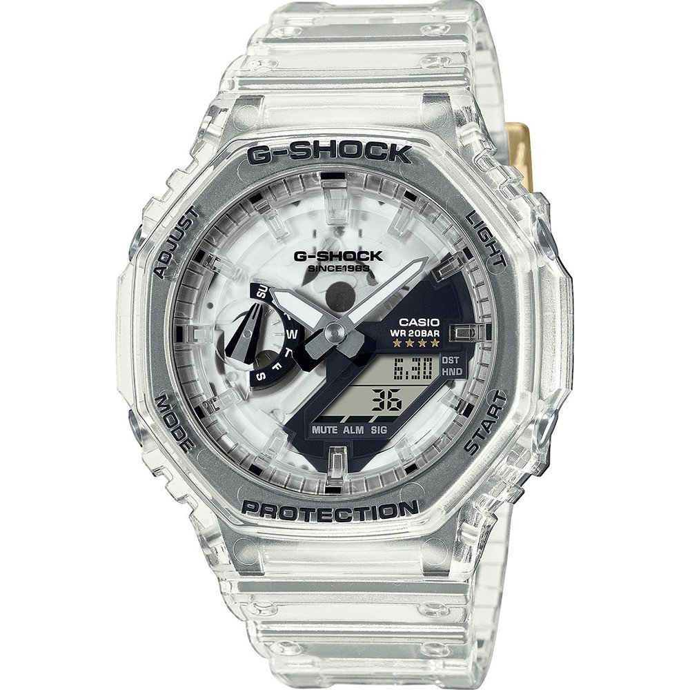 Relógio G-Shock Classic Style GA-2140RX-7AER Clear Remix