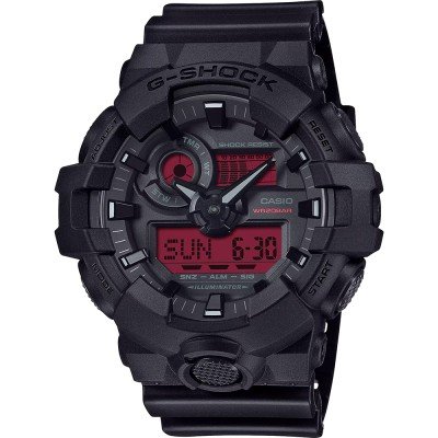 G-Shock Classic Style GA-700BBR-1AER Ignite Red Zegarek