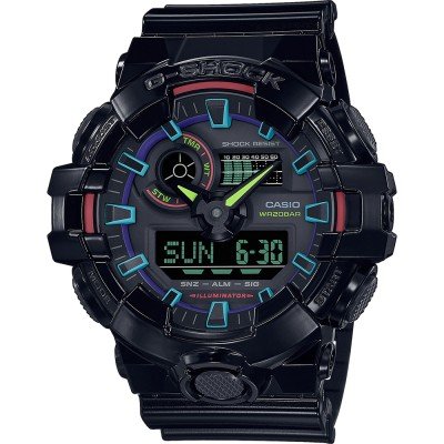 G-Shock Classic Style GA-700RGB-1A Virtual Rainbow Watch