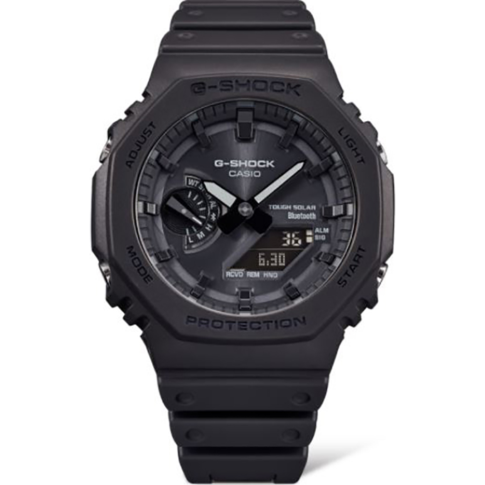 GA2100-1A1, Black Carbon Fiber Minimalist Men's Watch G-SHOCK