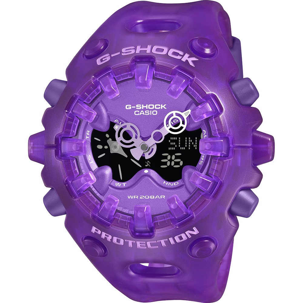 T0856 CASIO/ G-SHOCK/WIRER/SWATCH 11点まとめ G-Shock Classic Style GA-V01SKE-6AER Big Case Transparant Watch