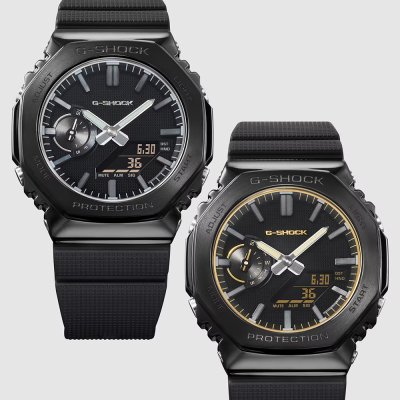 G-Shock G-Metal GM-2100LXB-1A9ER Metal Covered - Luxe Black Watch