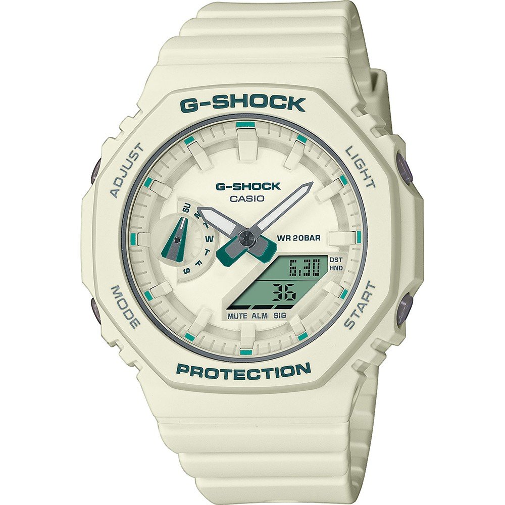 G-Shock G-MS GMA-S2100GA-7AER Green Accent Colors Watch