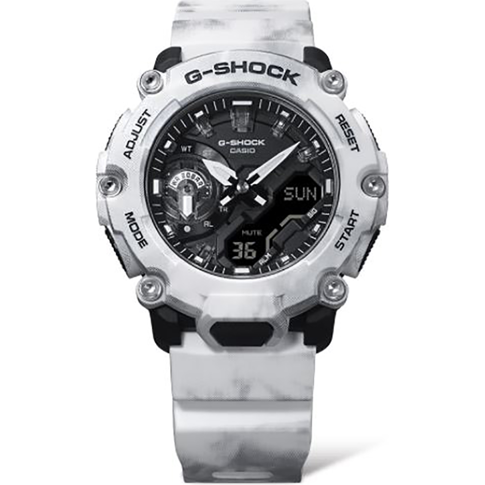 G-Shock GA-2200GC-7AER Grunge Snow Camouflage Watch