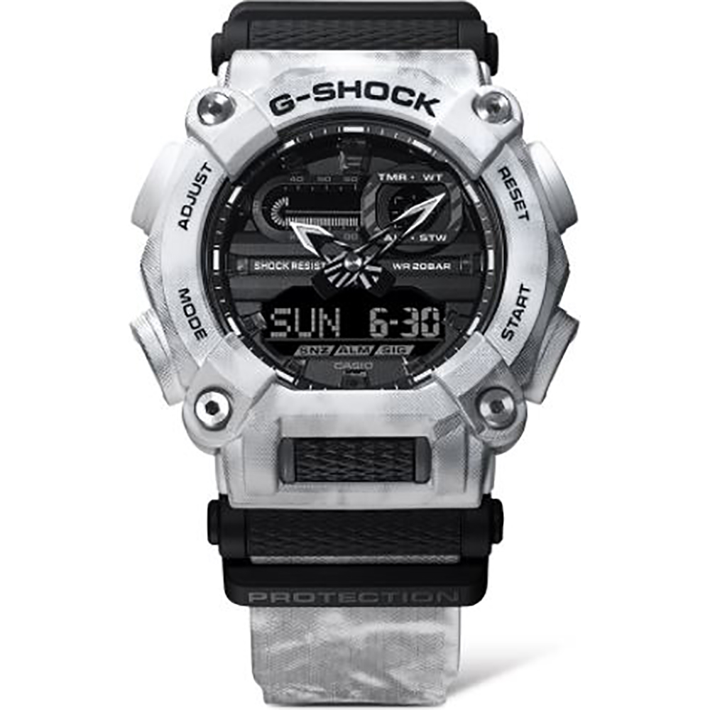 G-Shock GA-900GC-7AER Grunge Snow Camouflage Watch