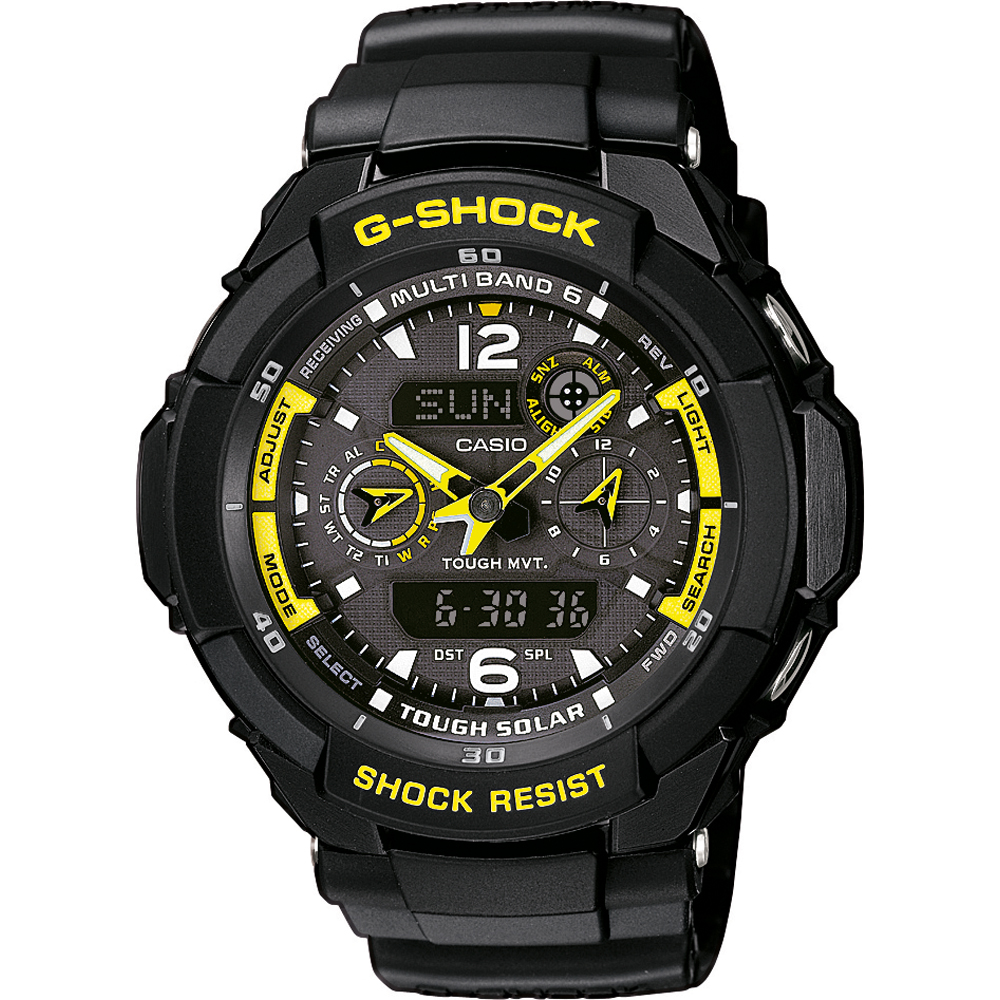 G-Shock Master of G GW-3500B-1A G-Aviation - Sky CockPit Watch