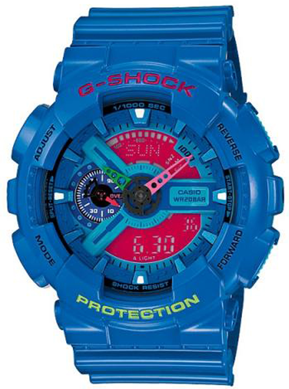 G-Shock Classic Style GA-110HC-2A Hyper Color Watch