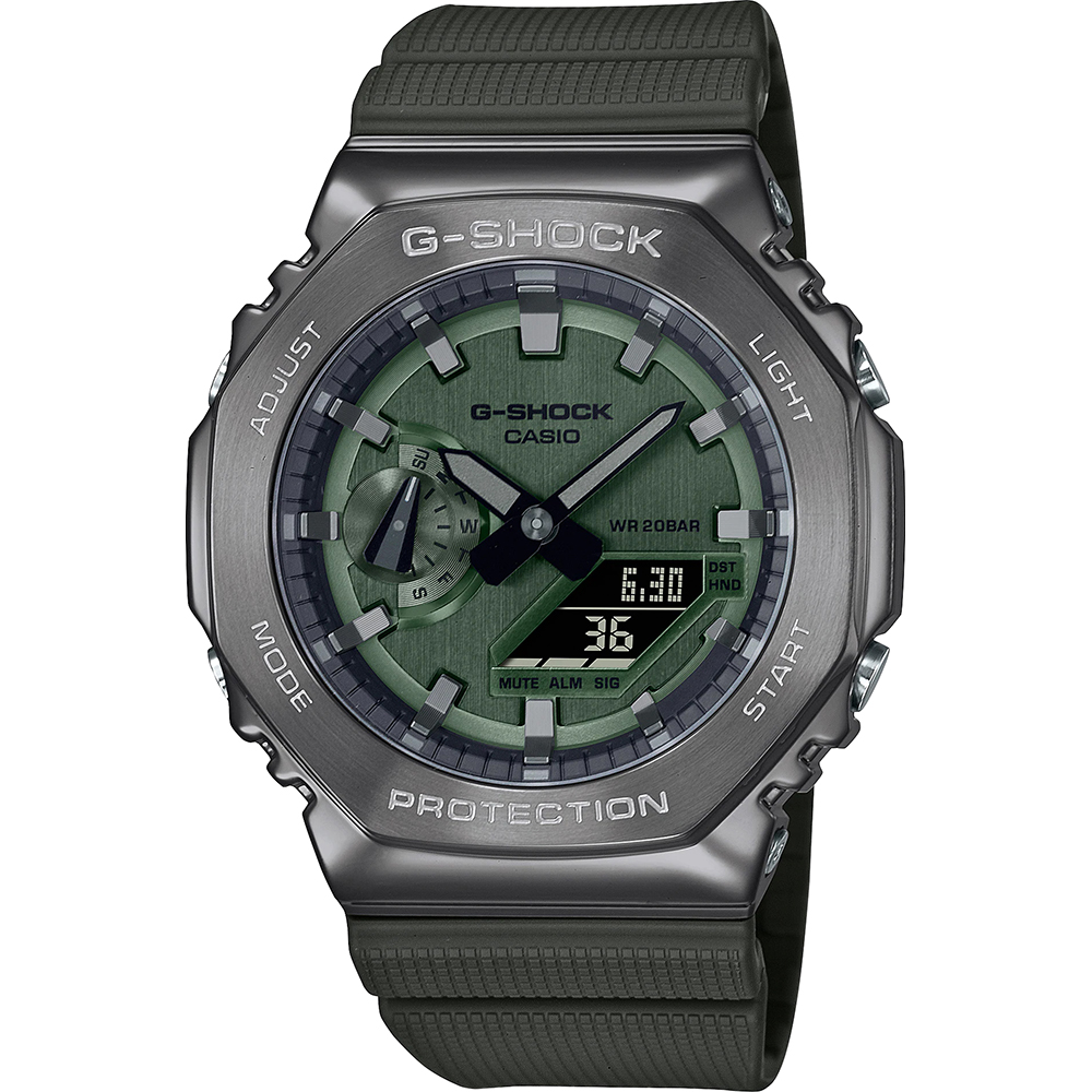 G-Shock G-Metal GM-2100B-3AER Metal Covered CasiOak Watch