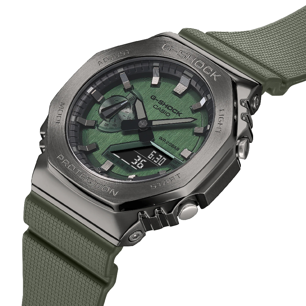 G-Shock G-Metal GM-2100B-3AER Metal Covered CasiOak Watch • EAN: • Mastersintime.com