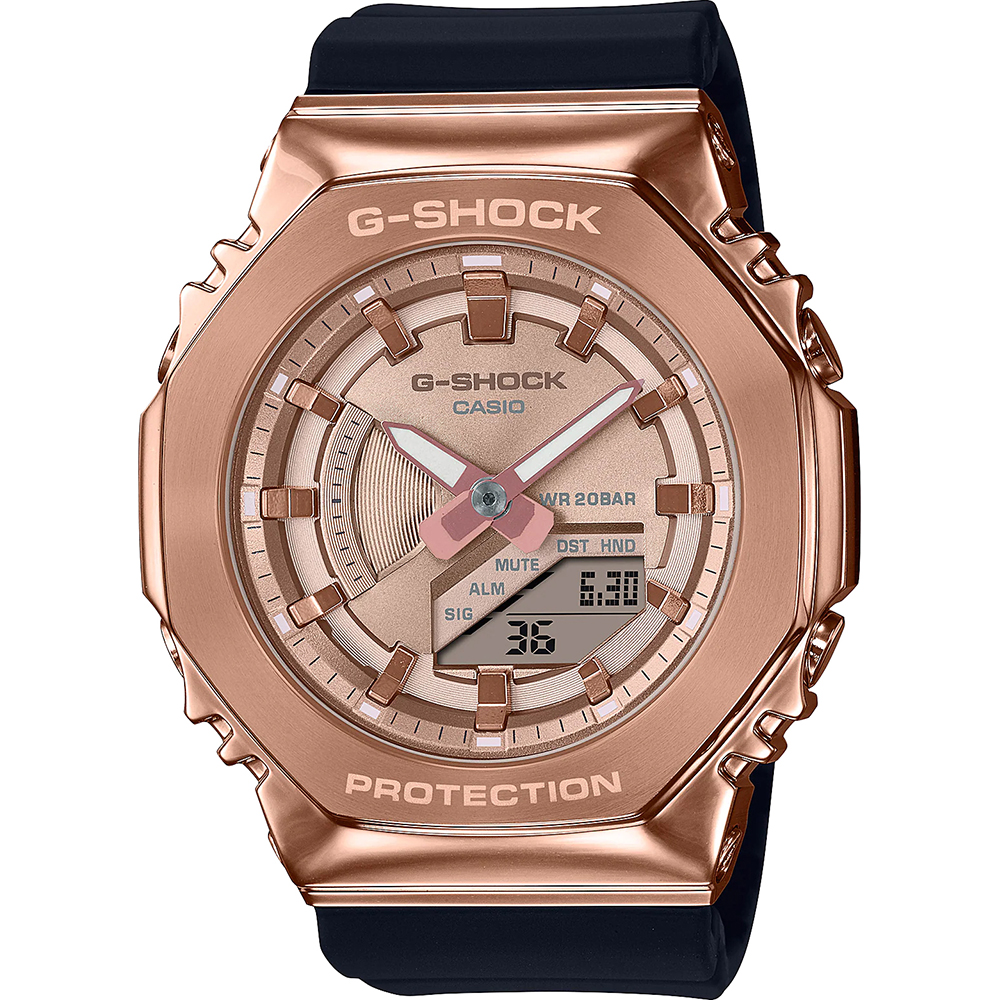 Relógio G-Shock G-Metal GM-S2100PG-1A4ER Metal Covered - CasiOak Lady