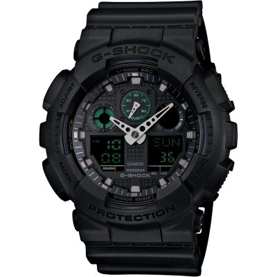 G-Shock Classic Style GA-100MB-1A Mission Black Watch