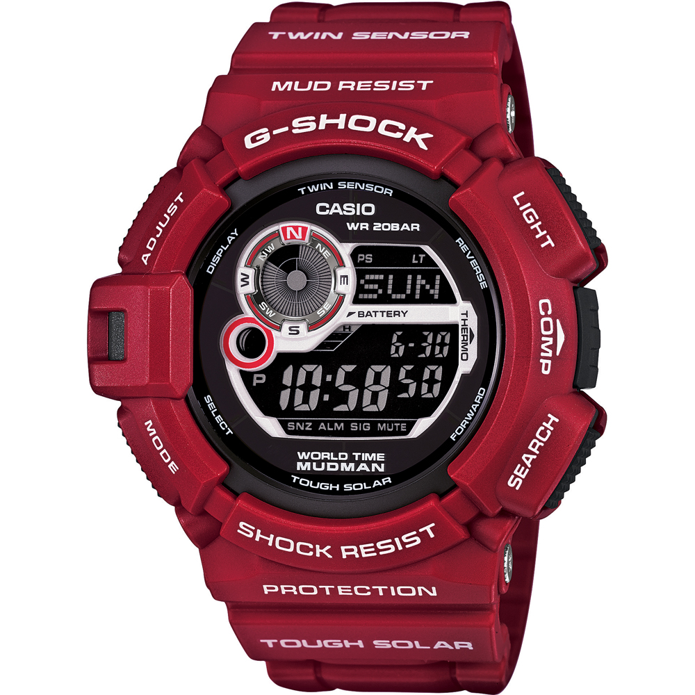 G-Shock Master of G G-9300RD-4ER Mudman Watch