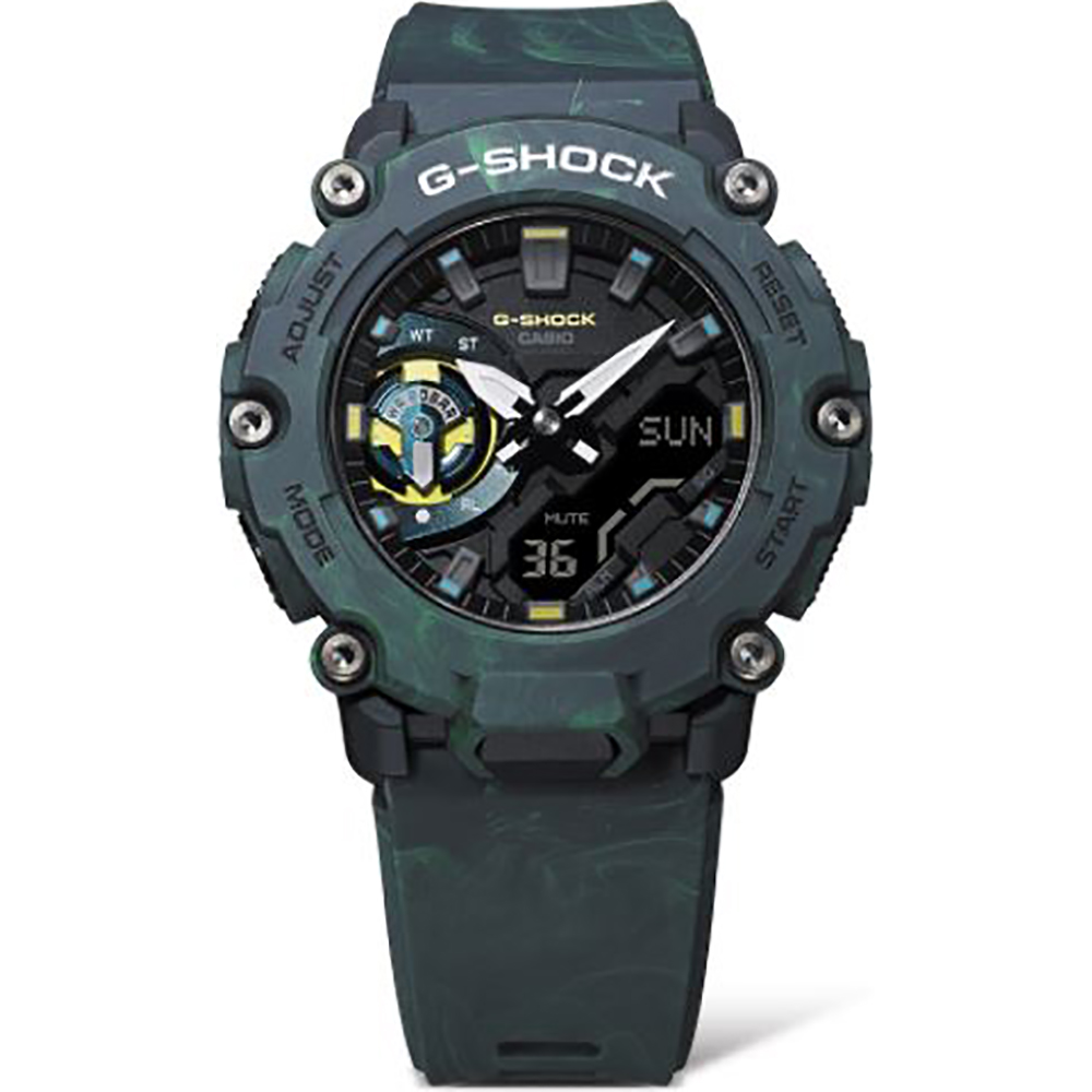 G-Shock Classic Style GA-2200MFR-3AER Carbon Core Guard Mystic Forest Watch