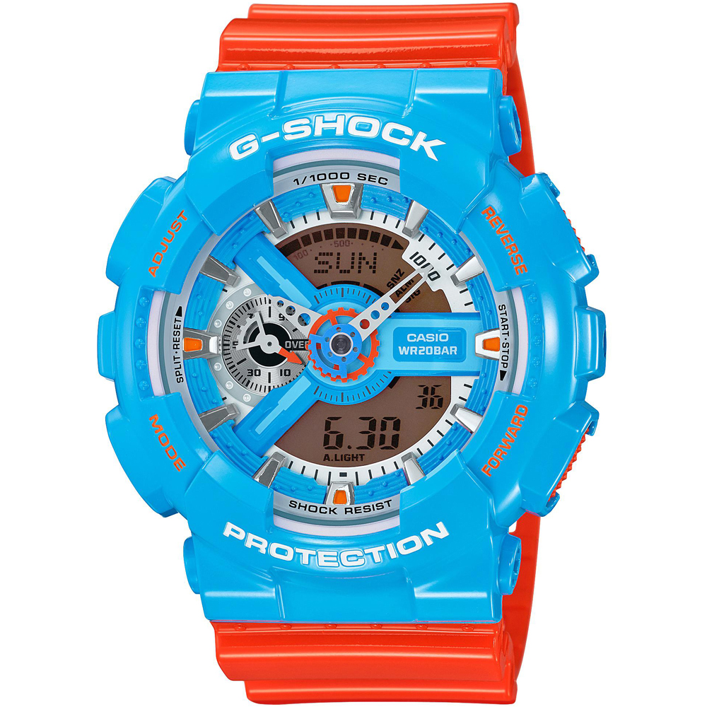 G-Shock Classic Style GA-110NC-2A Neon Color Watch