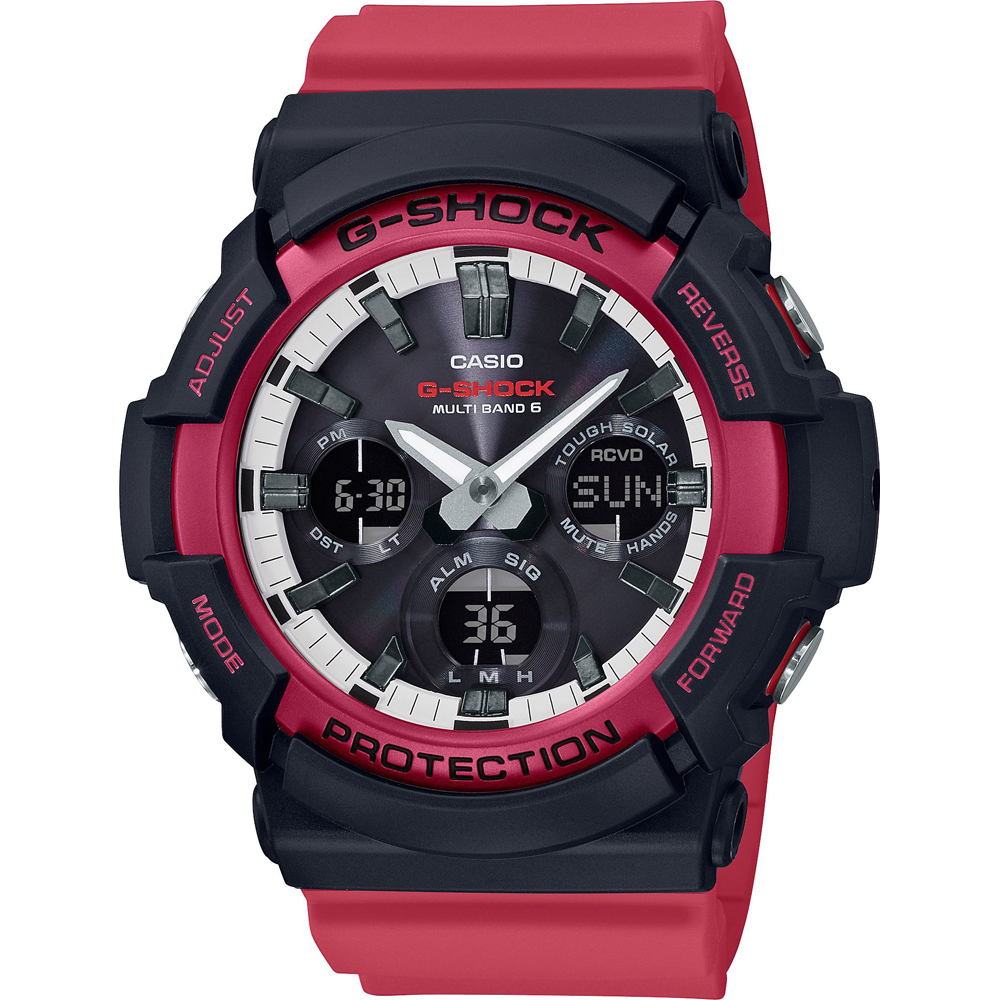 G-Shock Classic Style GAW-100RB-1AER Waveceptor Horloge