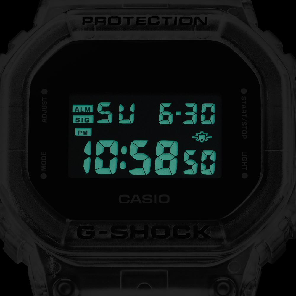 G-Shock Classic Style DW-5600SKE-7ER Skeleton Series - White Watch