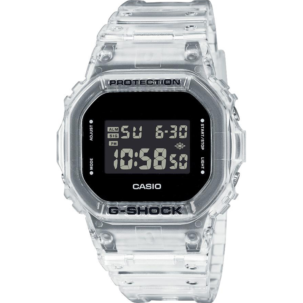 G-Shock Classic Style DW-5600SKE-7ER Skeleton Series - White Watch