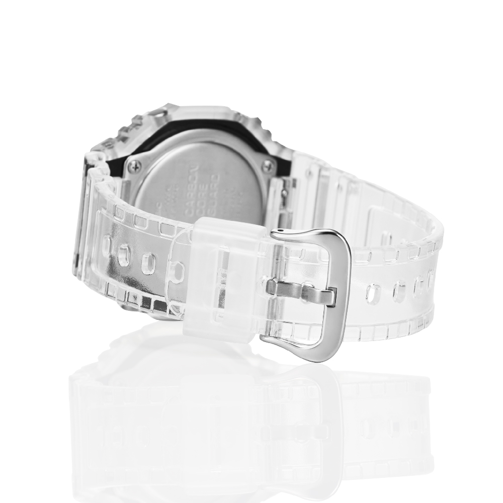 G-Shock Classic Style GA-2100SKE-7AER Skeleton Series - White Watch • EAN:  4549526297939 •