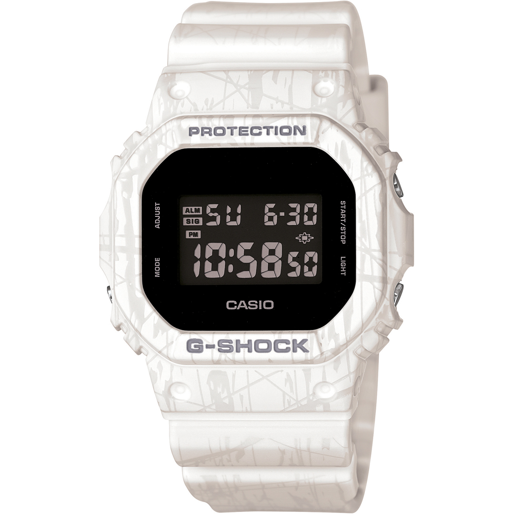 G-Shock Classic Style DW-5600SL-7ER Slash Pattern Watch