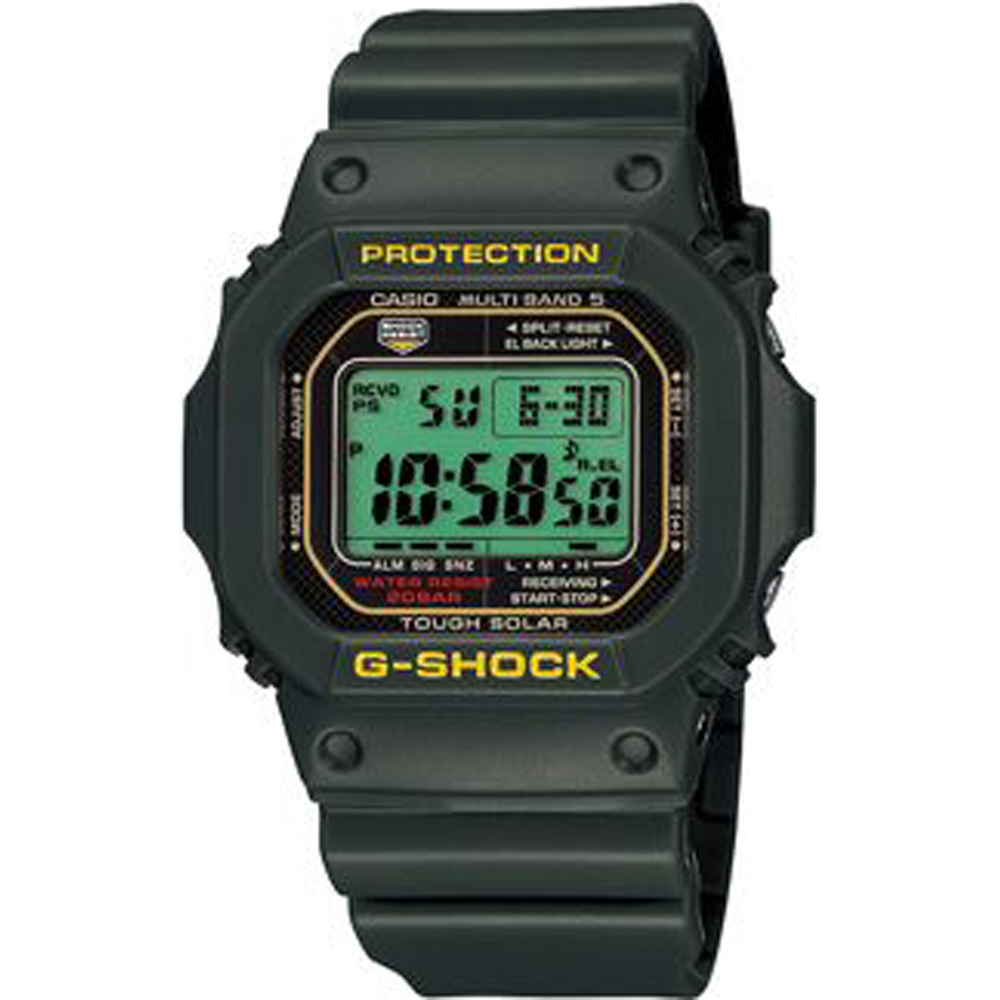 G-Shock GW-M5600A-3 Solar Waveceptor Watch