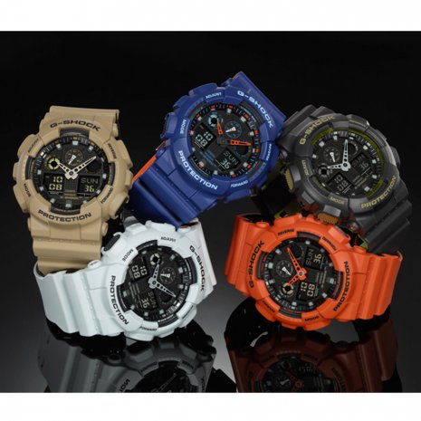 g shock blue color watch