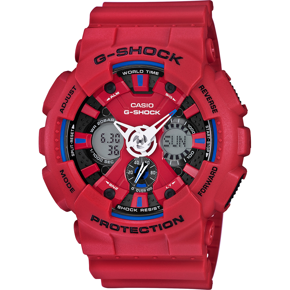 G-Shock Classic Style GA-120TR-4A Tricolor Watch