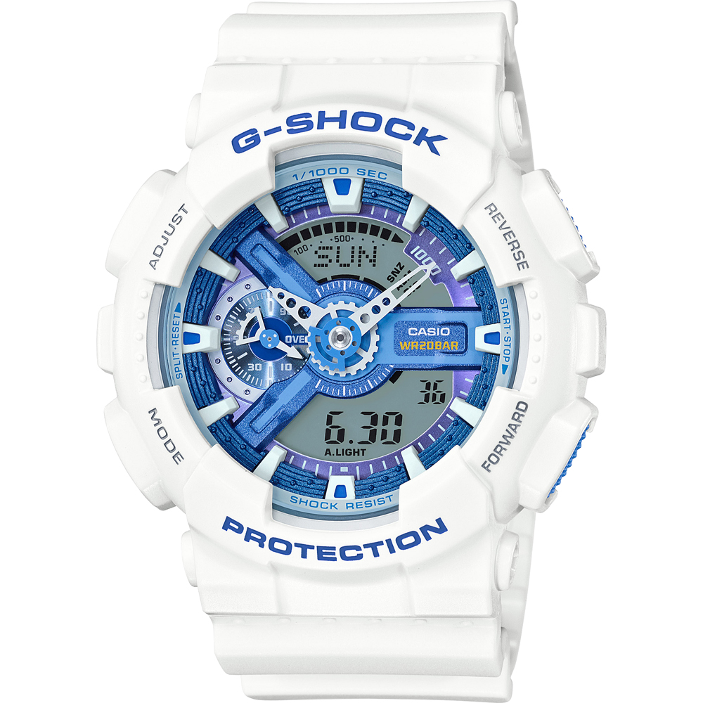G-Shock Classic Style GA-110WB-7A White & Blue Watch