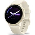 Garmin Vivoactive 010-02985-01 Vivoactive 6 - Bone/Lunar Gold Watch