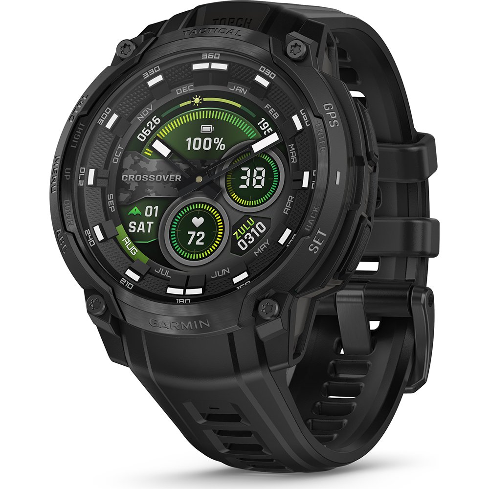 【美品】Garmin ガミン Instinct Tactical (7862) Garmin Instinct 010-03398-02 Instinct Crossover Amoled Tactical