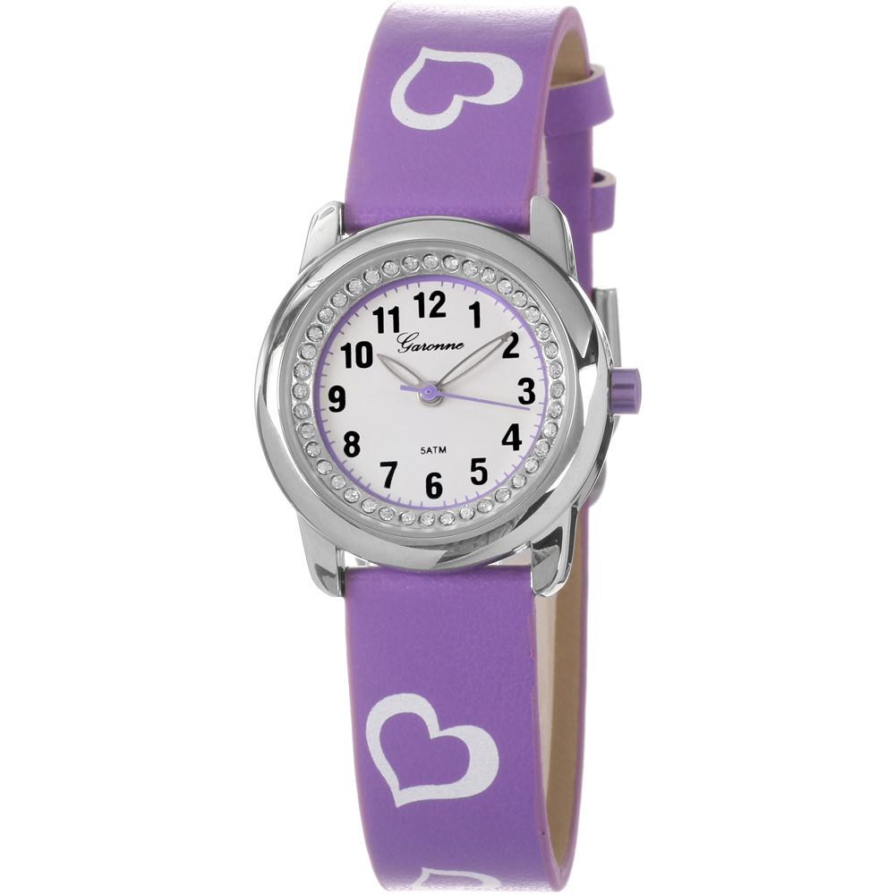 Garonne Kids Watch Time 3 hands Sweetheart KV23Q451