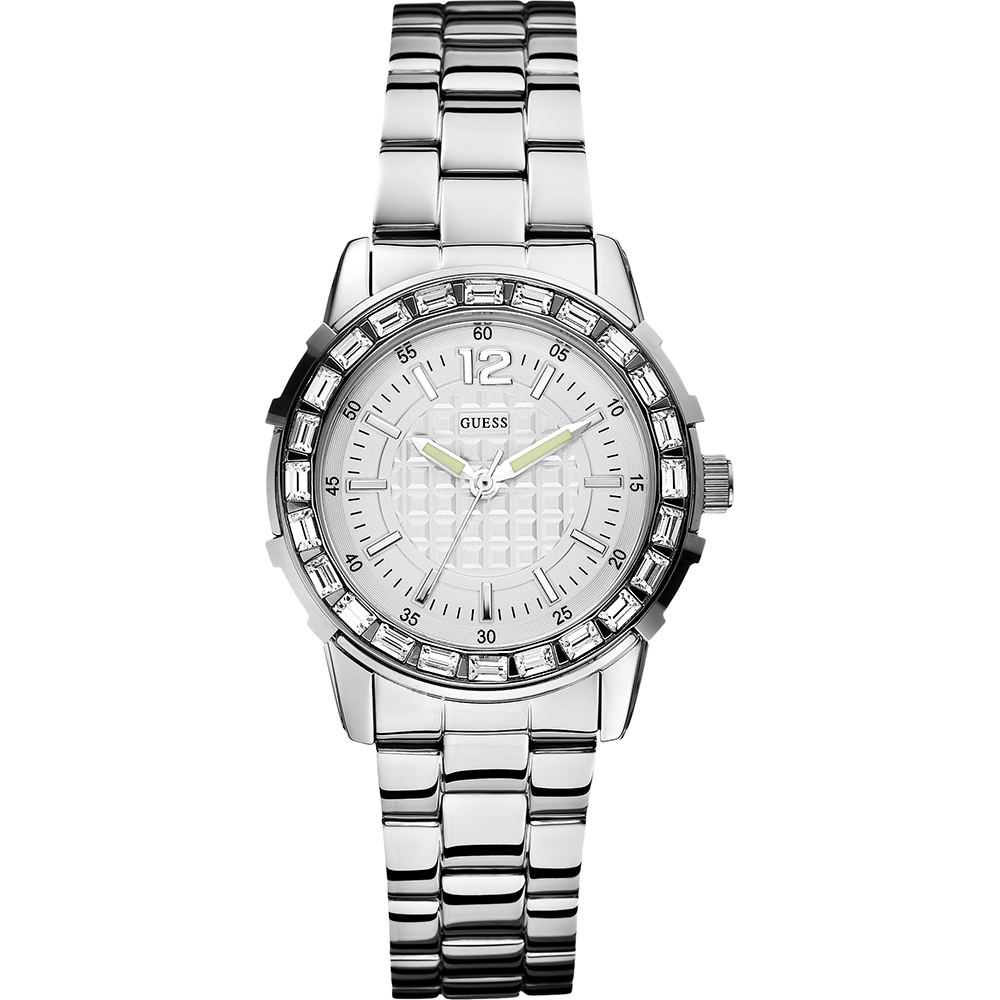 Guess Watch Time 3 hands Girly B W0018L1