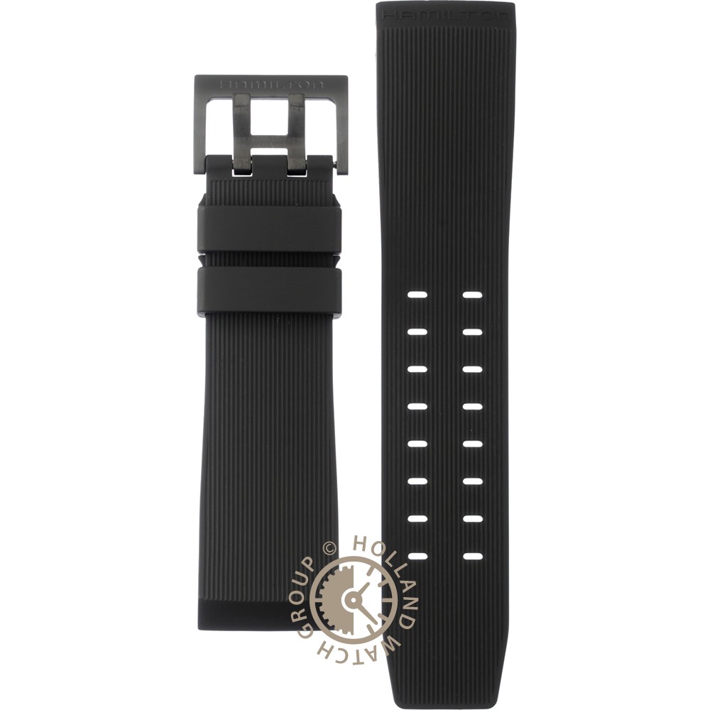 Hamilton Straps H690.785.111 Khaki Navy BelowZero Strap • Official