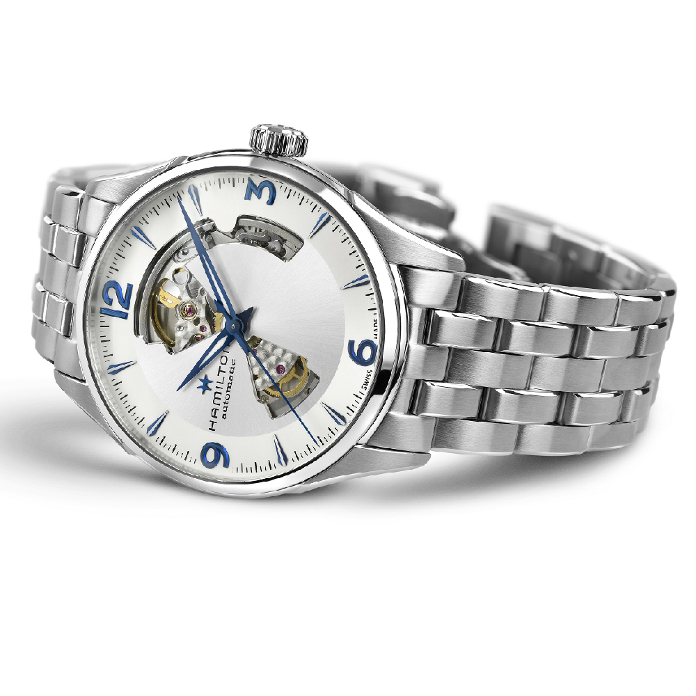 hamilton jazzmaster open heart automatic