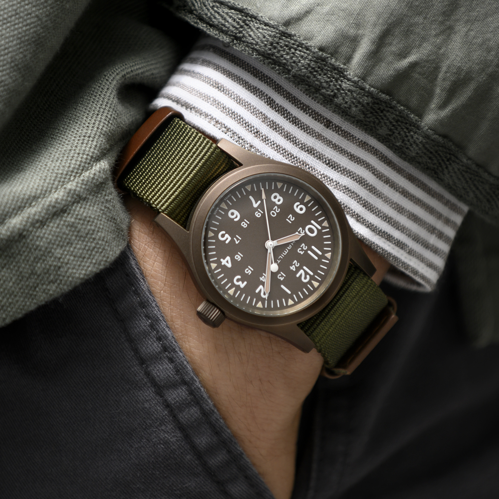 hamilton khaki military watch