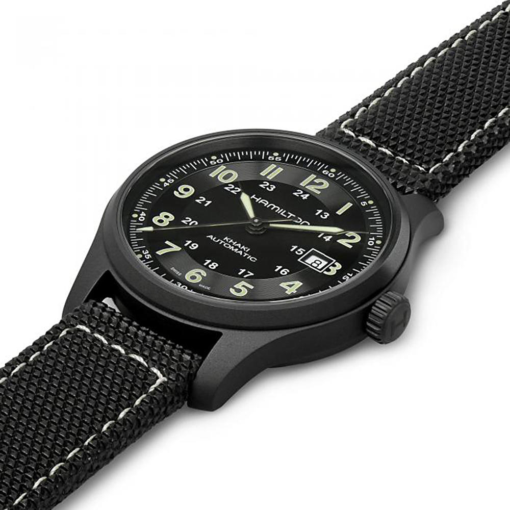 hamilton titanium field watch