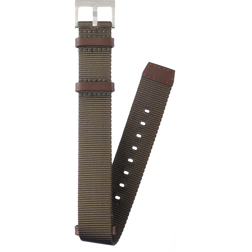 Hamilton Straps H690.694.102 Khaki Strap