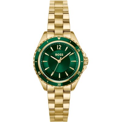 BOSS Orologio Uomo Collezione ELITE - Quarzato Analogico Con Data - Cassa 41mm E Bracciale In Acciaio Dorato IP - 1513897