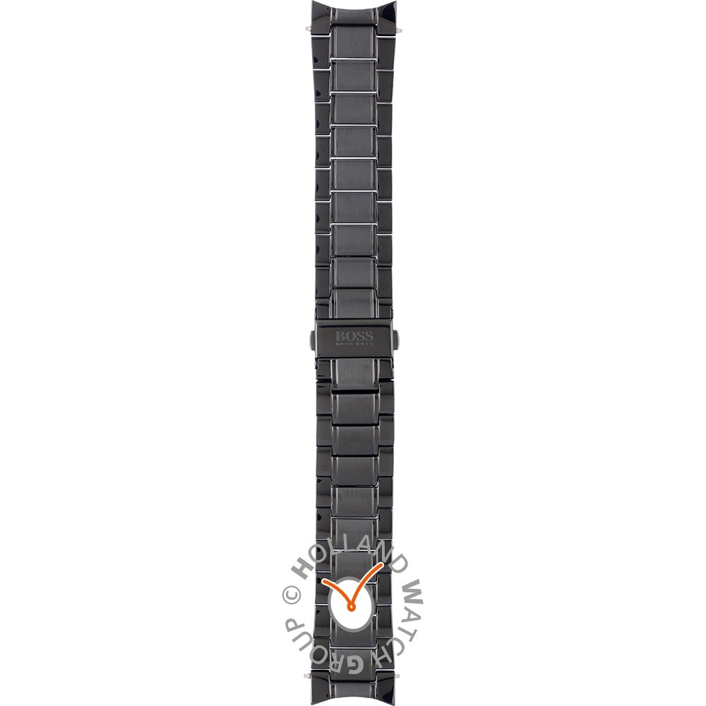 hugo boss black metal strap watch