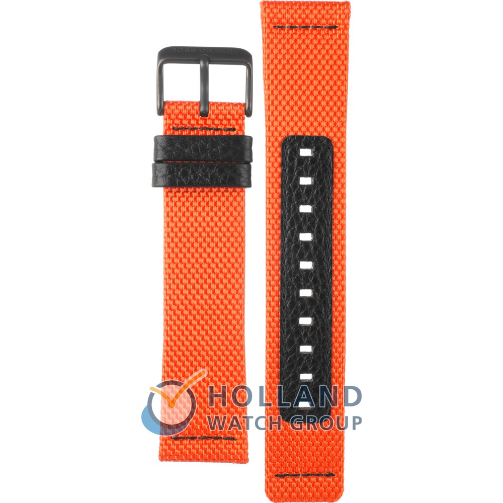 hugo boss orange watch leather strap