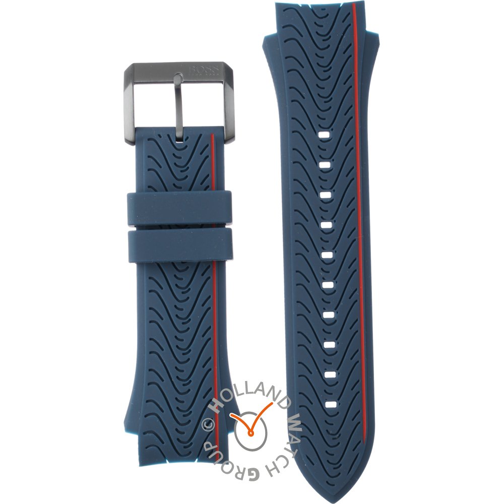 hugo boss rubber strap