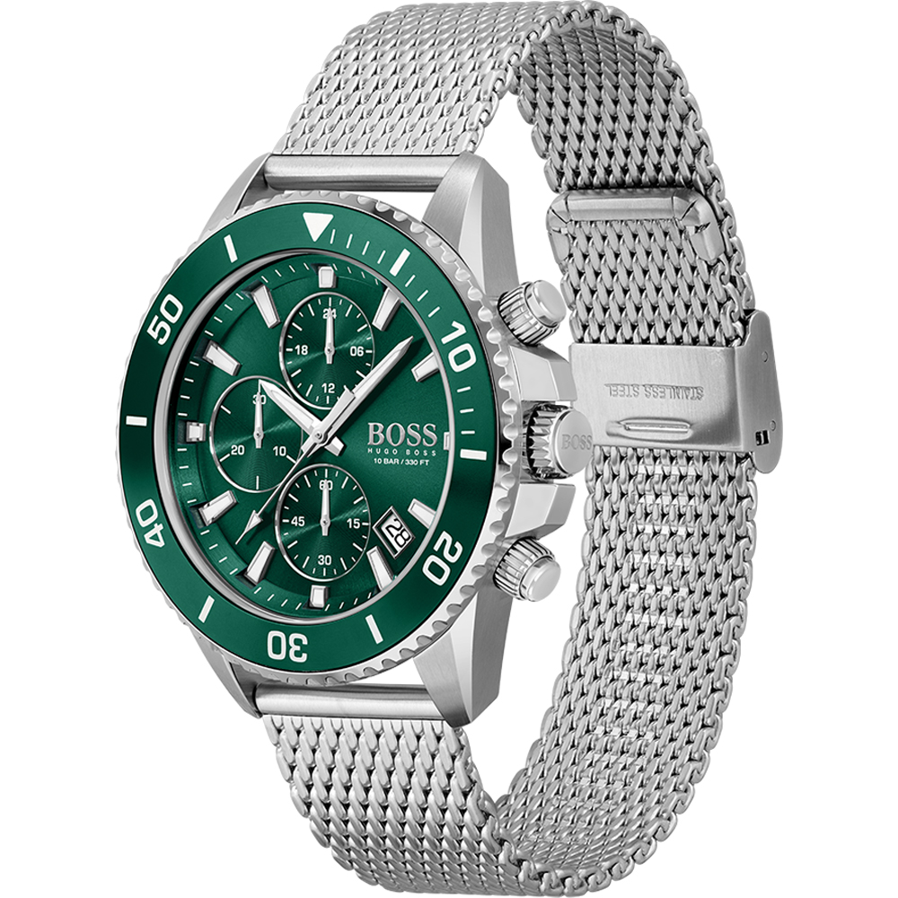 hugo boss watches green